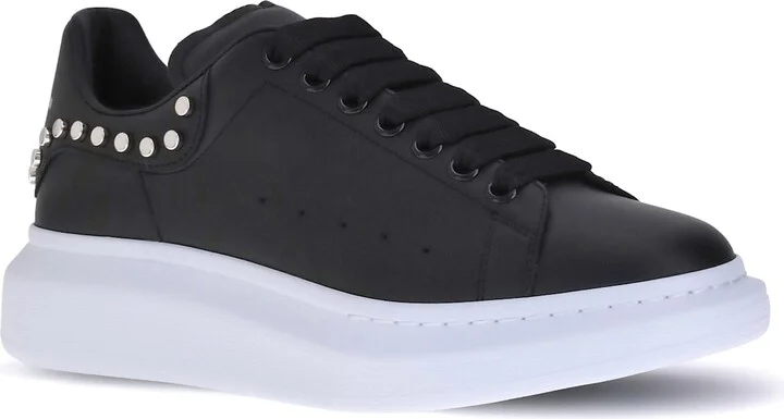 Stud Leather Sneakers - Image 2