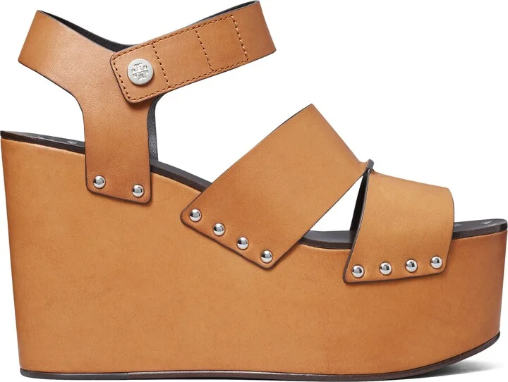 Stud Platform Wedge Sandal - Image 8
