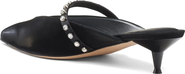 Stud Pointed Toe Mary Jane Mule - Image 2