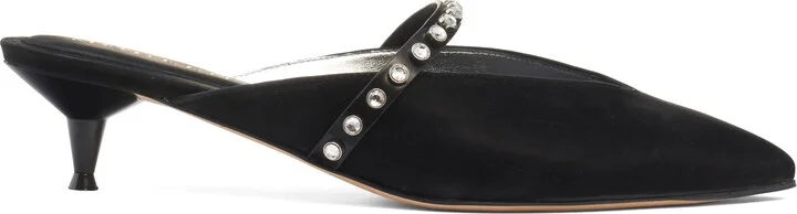 Stud Pointed Toe Mary Jane Mule - Image 3