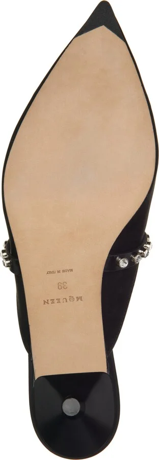 Stud Pointed Toe Mary Jane Mule - Image 6