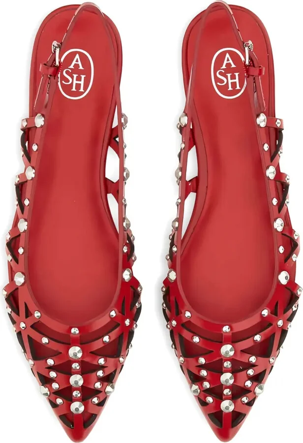 Studd-Embellishment Flat Pumps - Image 3