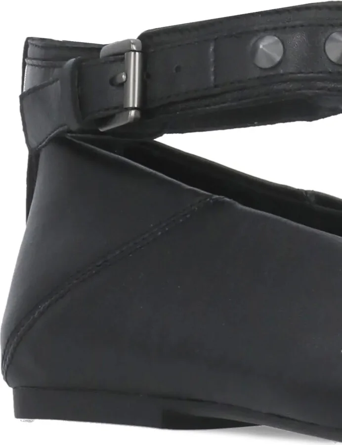 Studded Ankle-Strap Ballet Flats - Image 3