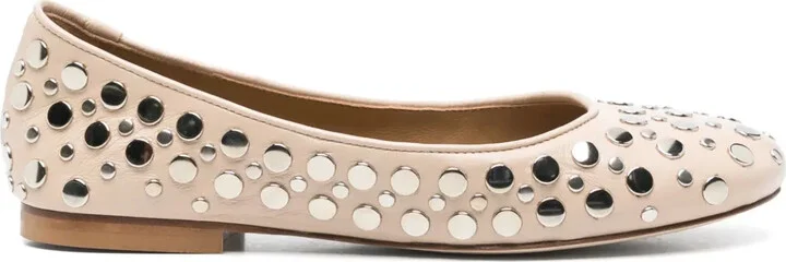 Studded Ballet Flats
