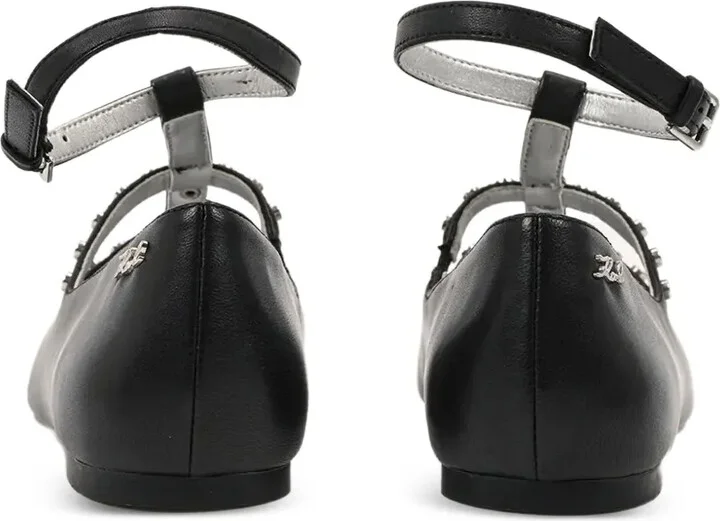 Studded Caged Ballet Flats - Image 3