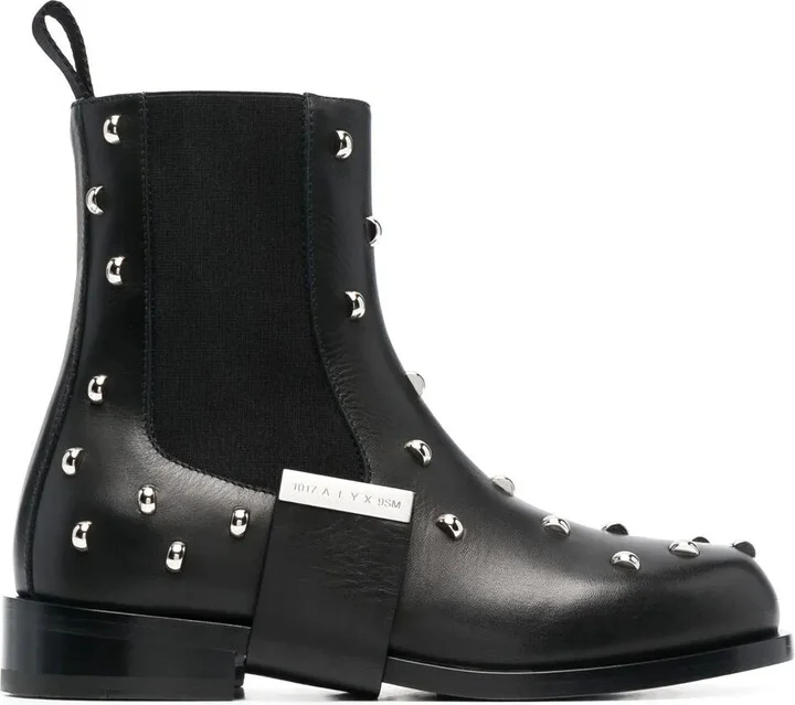 studded Chelsea boots