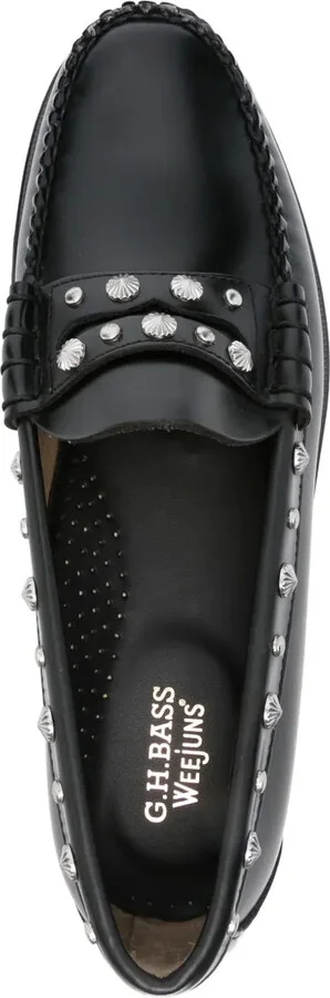 Studded-Detail Leather Loafers - Image 4