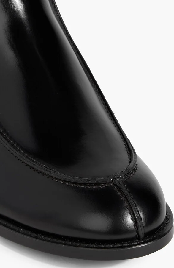 Studded glossed-leather Chelsea boots - Image 4