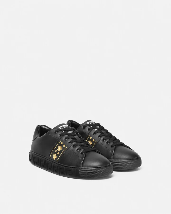 Studded Greca Sneakers - Image 2