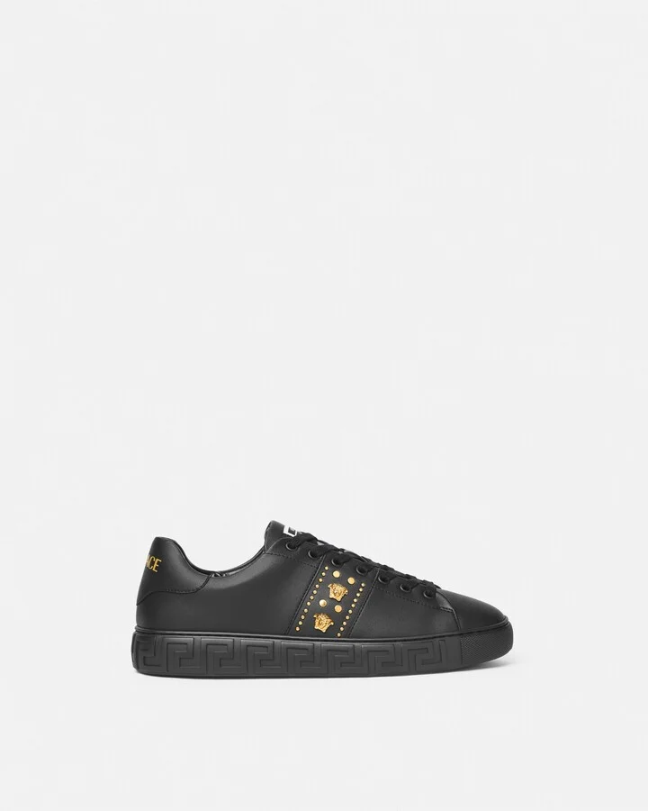 Studded Greca Sneakers