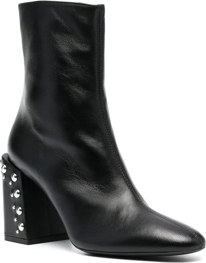 Studded-Heel 75mm Ankle Boots - Image 2