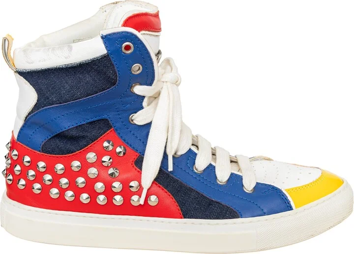Studded High Top Sneakers - '10s