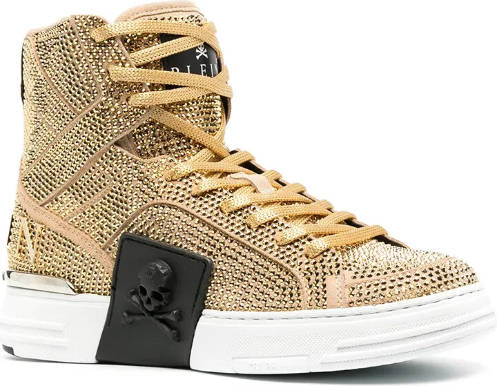Studded High-Top Sneakers - Image 2
