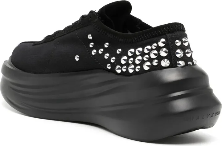 Studded Lace-Up Sneakers - Image 3