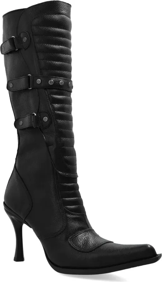 Studded Leather Boots - Image 4