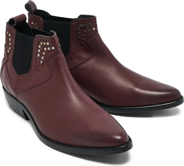 Studded Leather Boots - Image 2
