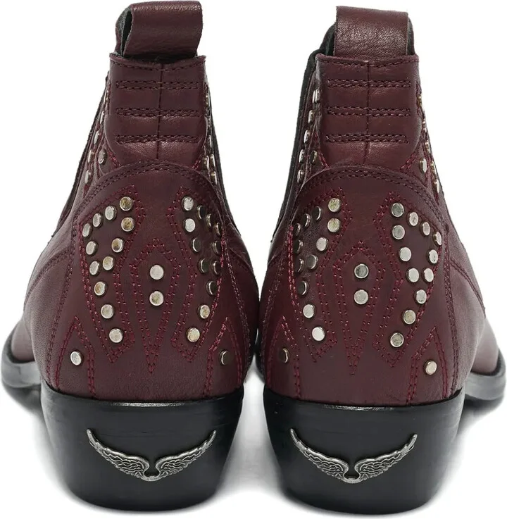 Studded Leather Boots - Image 3