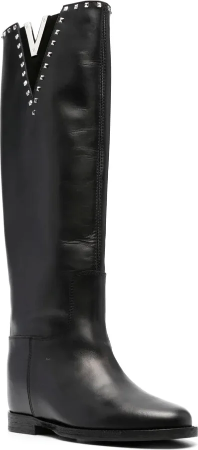 Studded Leather Boots - Image 2