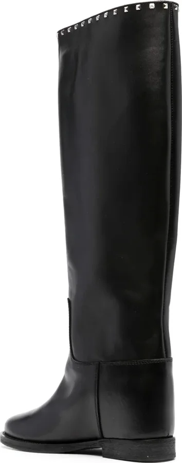 Studded Leather Boots - Image 3