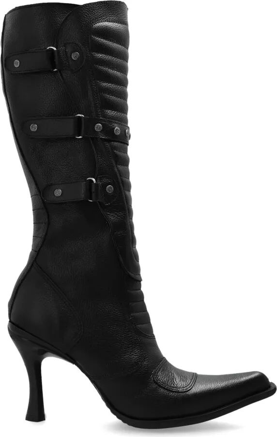 Studded Leather Boots