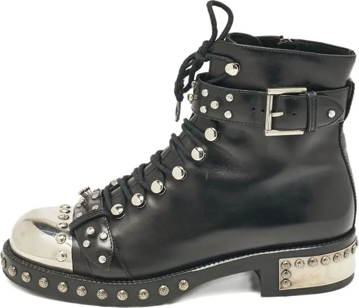Studded Leather Boots