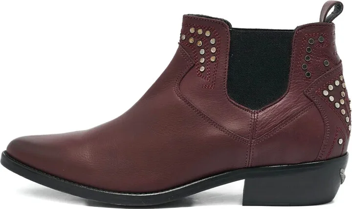 Studded Leather Boots