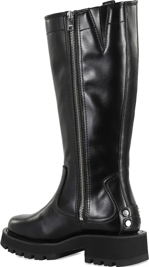 Studded Leather Boots