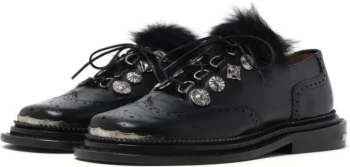 Studded Leather Brogues - Image 2