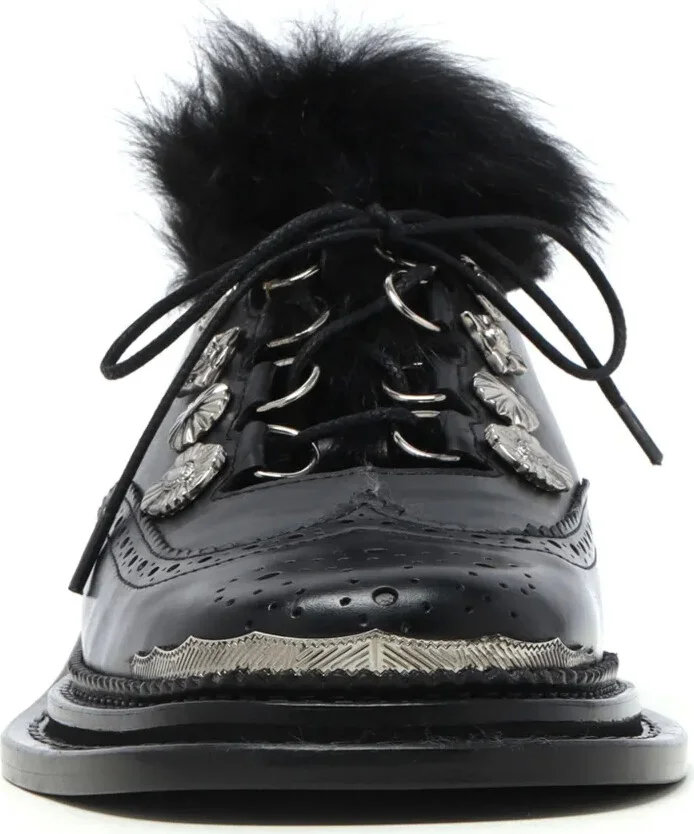 Studded Leather Brogues - Image 5