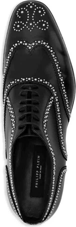Studded Leather Lace-Up Shoes - Image 3