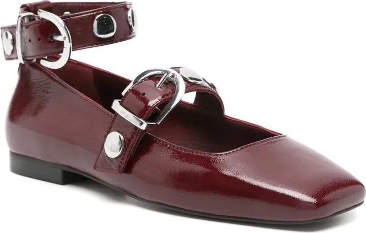 studded leather Mary Jane pumps - Image 2