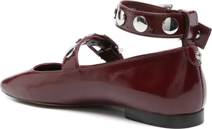 studded leather Mary Jane pumps - Image 3