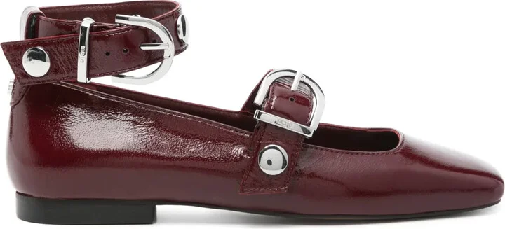 studded leather Mary Jane pumps