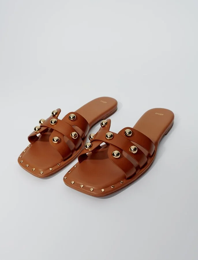 Studded leather mules - Image 2