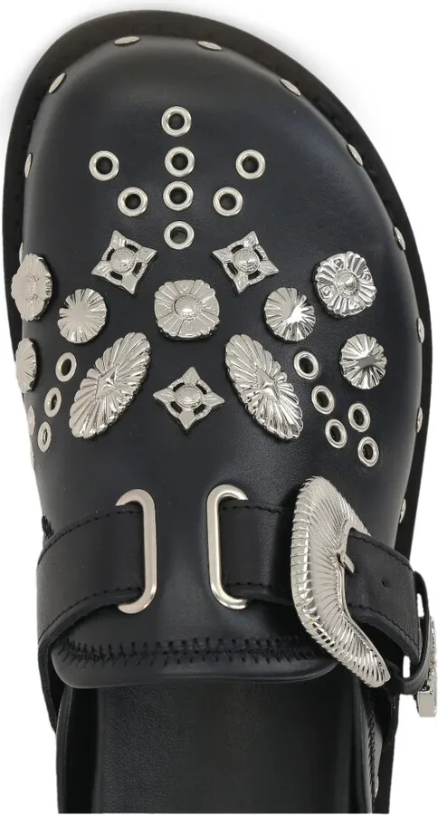 Studded Leather Mules - Image 3