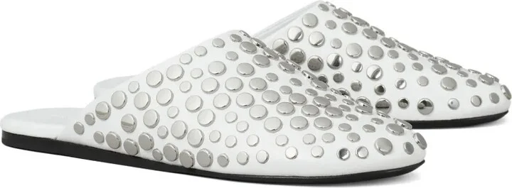 Studded Leather Mules - Image 2