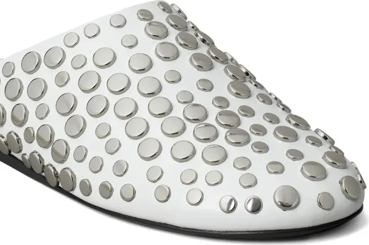Studded Leather Mules - Image 4