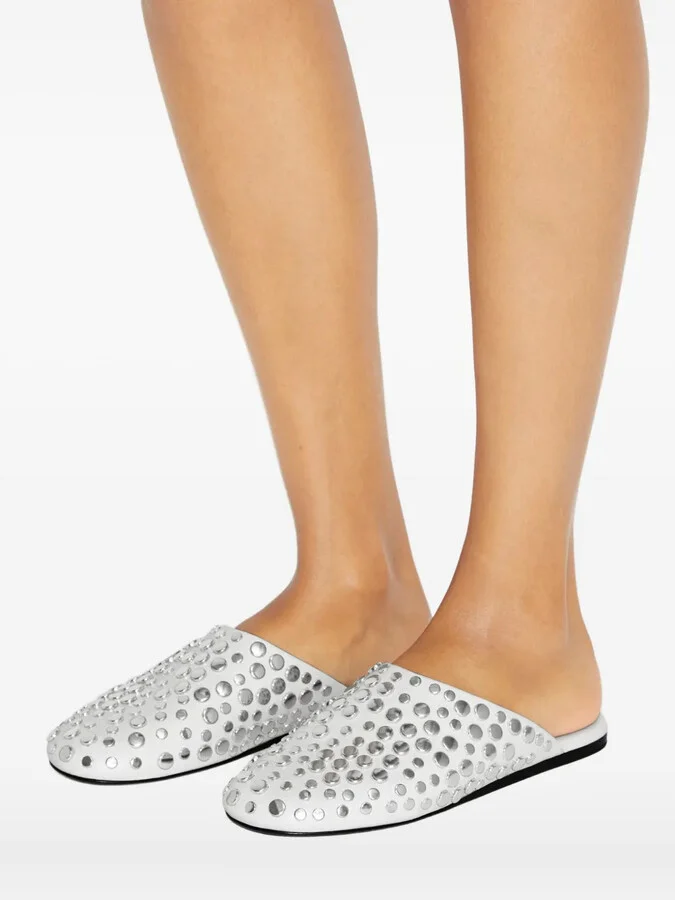 Studded Leather Mules - Image 5