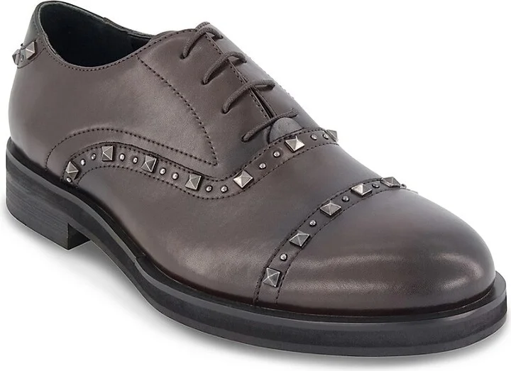 Studded Leather Oxfords - Image 2