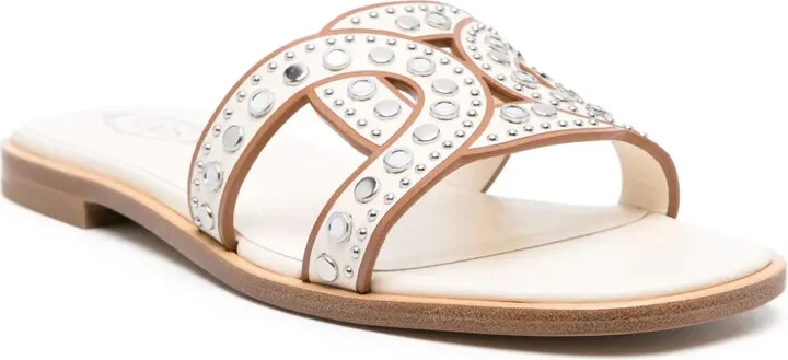 Studded Leather Sandals - Image 2