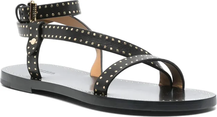 Studded Leather Sandals - Image 2