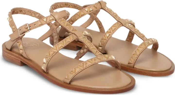 Studded Leather Sandals - Image 2