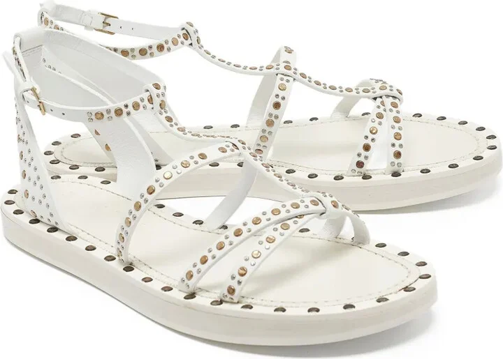 Studded Leather Sandals - Image 2
