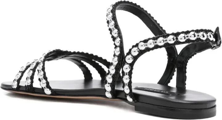 Studded Leather Sandals - Image 3