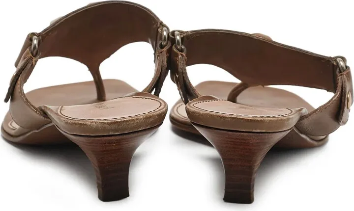 Studded Leather Sandals - Image 3