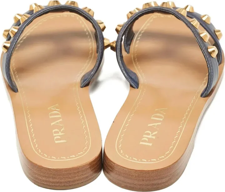 Studded Leather Sandals - Image 4
