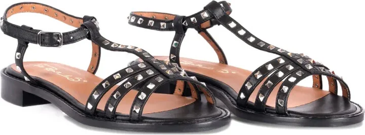 Studded Leather Sandals - Image 2