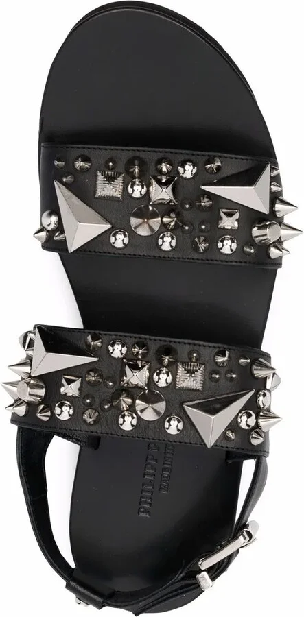 Studded Leather Sandals - Image 4