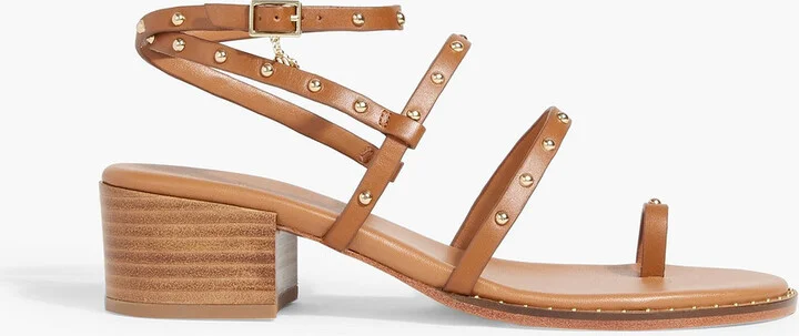 Studded leather sandals