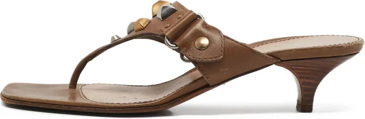 Studded Leather Sandals